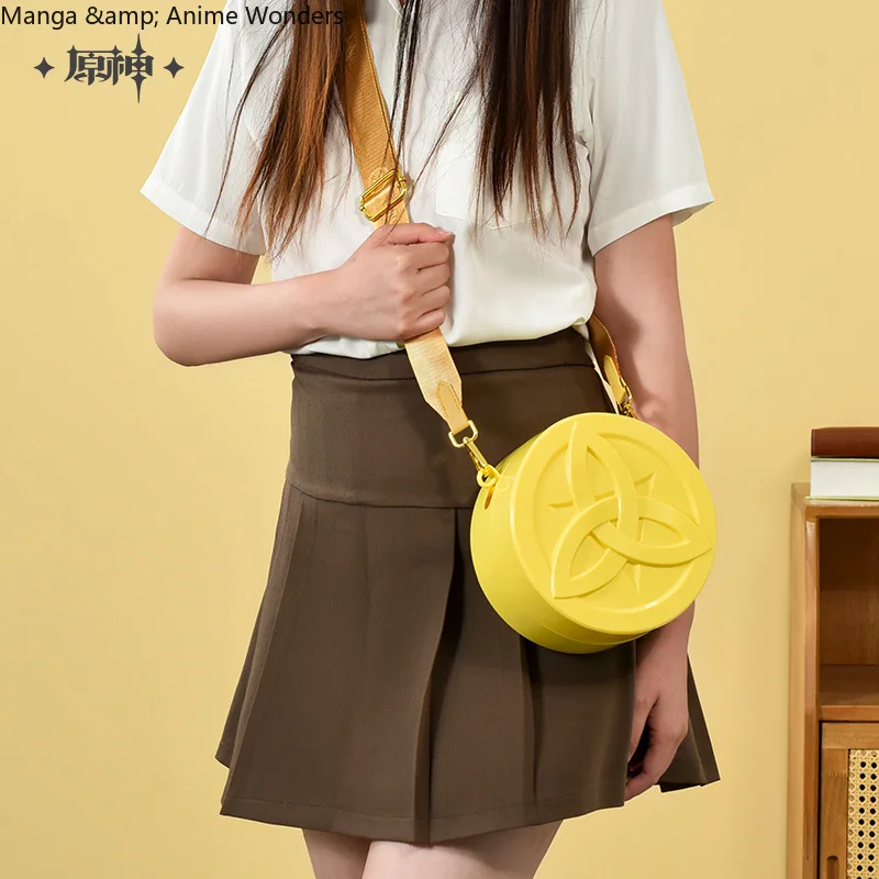 

Новый аниме Genshin Impact Mora косплей мультфильм подарок свет сумка через плечо Ambitus модные сумки-мессенджеры Хэллоуин талисман подарок