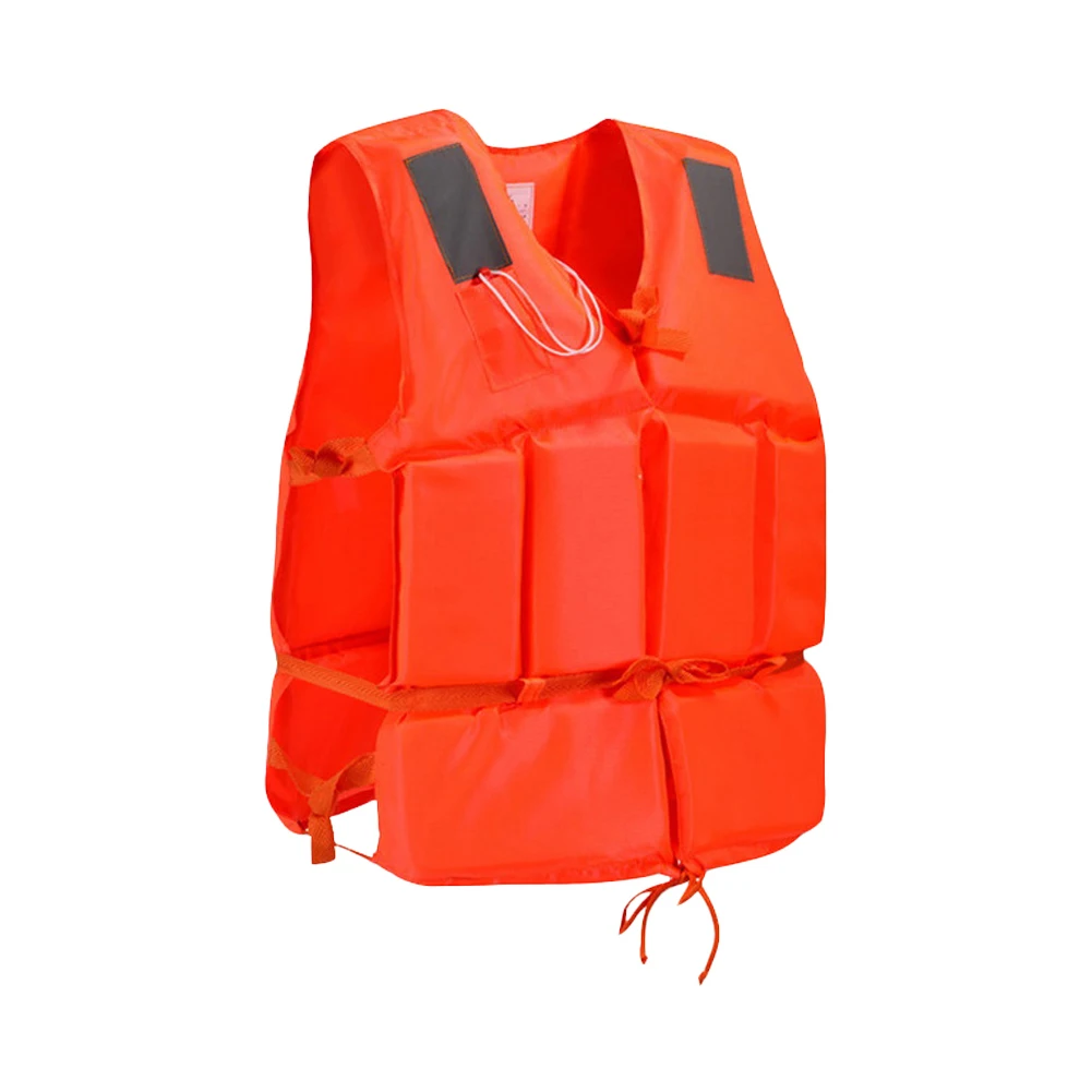 

Oxford Drifting Safety Vest Adjustable with Whistle Buoyancy Survival Suit Soft Safe Multipurpose Waterproof Outdoor Accessories