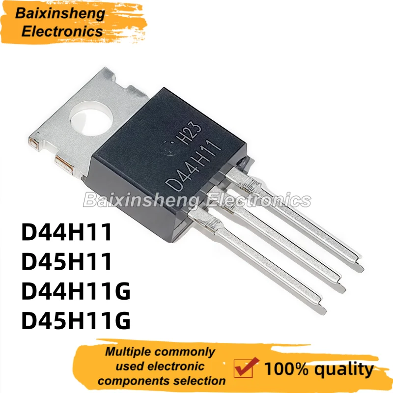 

10PCS NEW 100% quality D44H11G D45H11G D45H11 D44H11 TO-220 triode