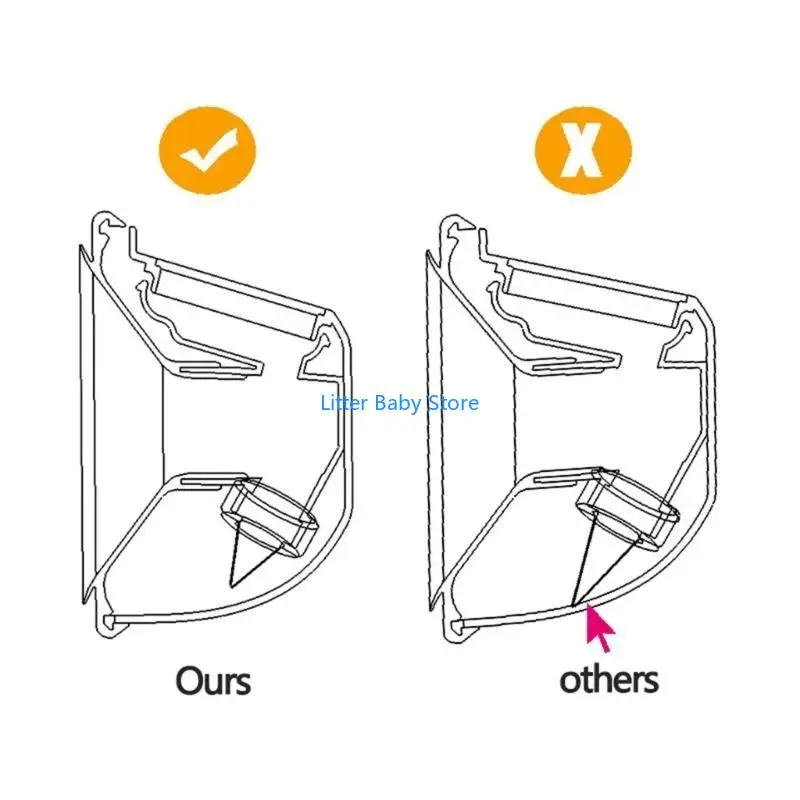 تمنع صمامات السيليكون الملائمة للطعام N80C التدفق العكسي للجزء البديل S9/S12 #3