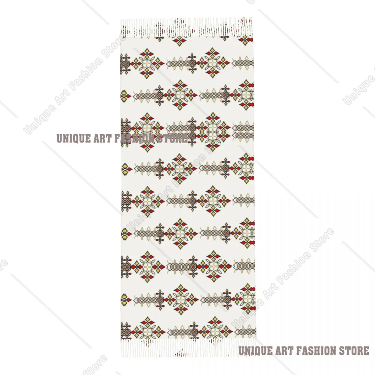 Arte africana etíope cruz xale envoltório das mulheres inverno quente longo macio cachecol tradicional pashminas xale cachecóis