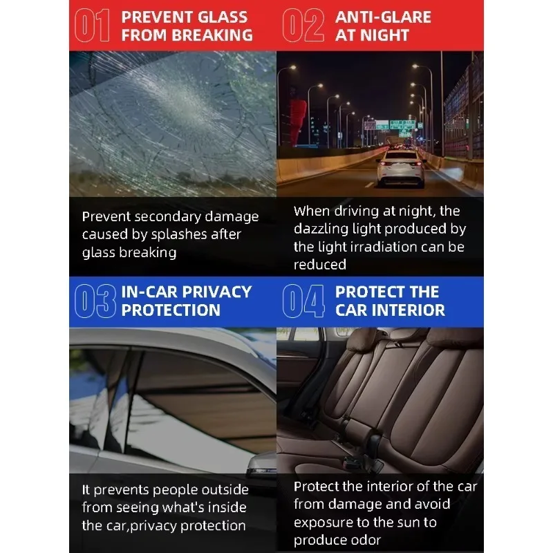 High Level 3M Window Tint Film Vlt 20% Irr 97% Nano Ceramic 10 Years Warranty Uv 99% CR20 Black PET Tint Film for Car Window