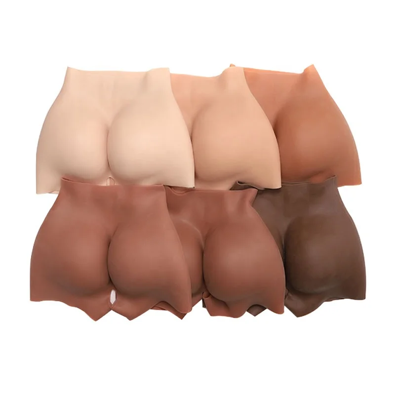 6 Colors Female Fake Bombom Panties Women Underwear Big Buttocks Enhancement Padded Hip Shaper Silicone Butts Panty