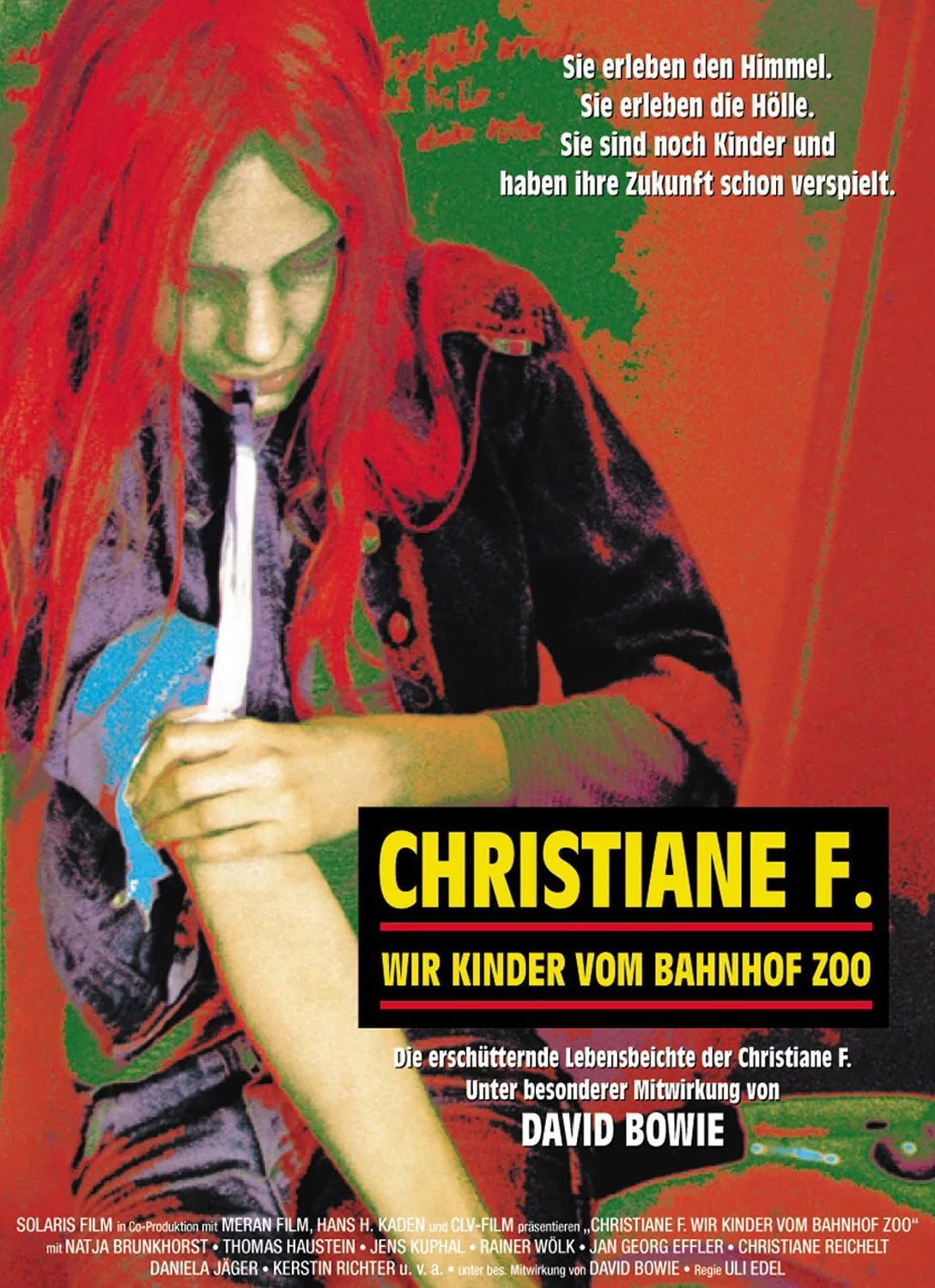 Película Christiane F. - Wir Kinder vom Bahnhof Zoo (1981) Nosotros, los niños del Bahnhof Zoo, decoración de pared, arte, Roma