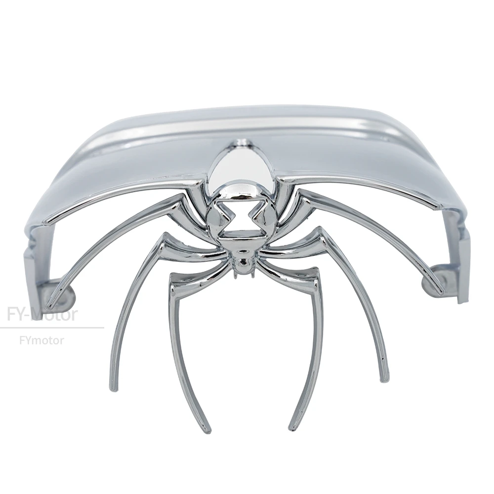 Задние фонари для мотоцикла, хромированная задняя крышка с пауком, подходит для Harley Low Rider FXDL Classic FLHTC