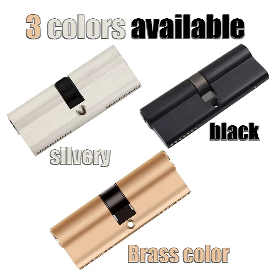 باب المدخل 60 70 80 90 ملم قفل اسطوانة 5 مفاتيح 6 مفاتيح مدخل مضاد للسرقة سبائك الزنك سبائك الألومنيوم قفل الباب النحاسي