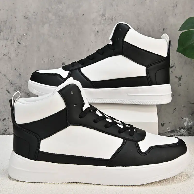 

Mens Shoes Vulcanize Shoes Sneakers Man Vulcanized Sneakers Male Comfortable High Top Shoe Light Men Autumn Spring Fashion Boots