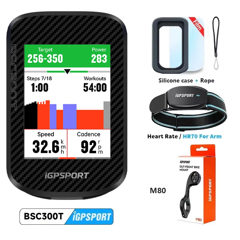 アクセサリー iGPSPORT BSC300T IGPSPORT BSC300T Touch-screen Bike Computer Wireless Speedometer