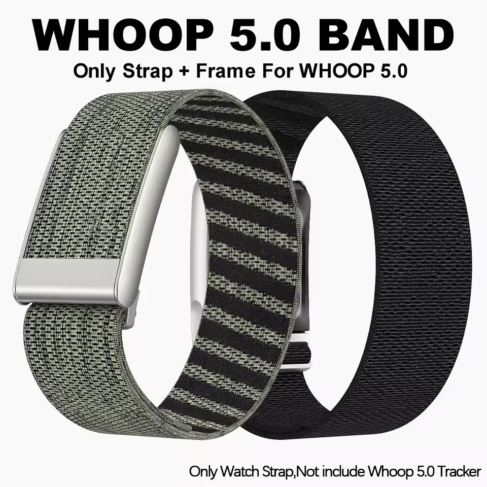Pour Whoop 5.0 Watch Ring Strap Compatible with WHOONE Fitness Tracker Whoop Life ECG Strap 2 Pieces