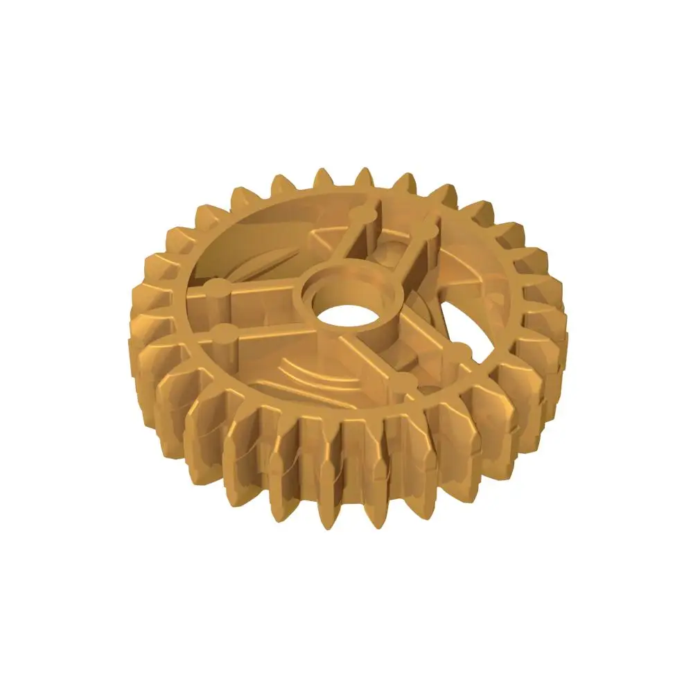 Gobricks 1PC 65413 Differential Gear Bricks 28 Teeth with Parts Round Axle Hole Compatible MOC Gear Rally Car Kid Toy Particle