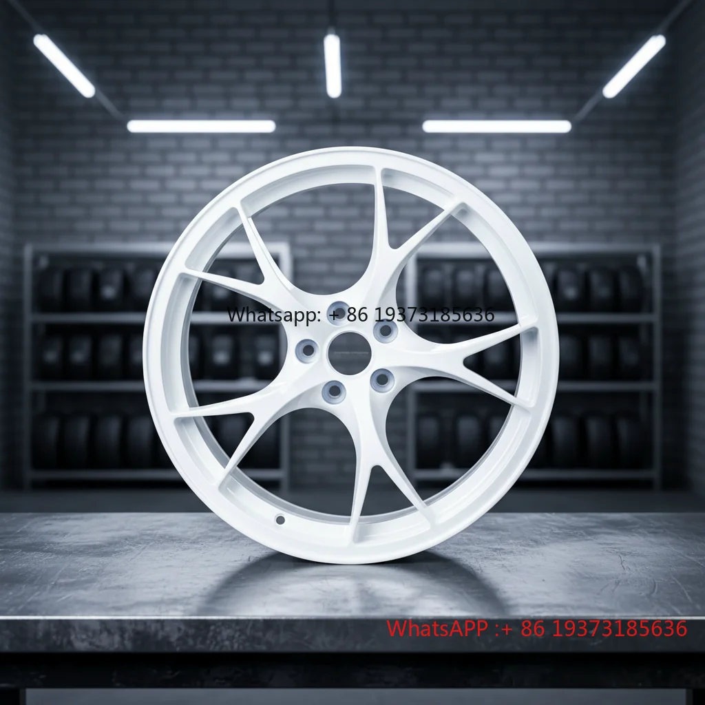 

New Customize Design Factory Direct Sale Gloss White Customized Cap Monoblock Forged Aluminium Alloy Multi Spoke Wheels