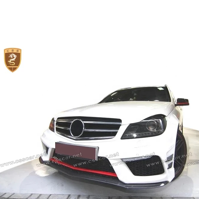 

2012-2014 Year Merced Bens C Class W204 Travel Model Car Converted To PD Style Frp+cf Body Kit