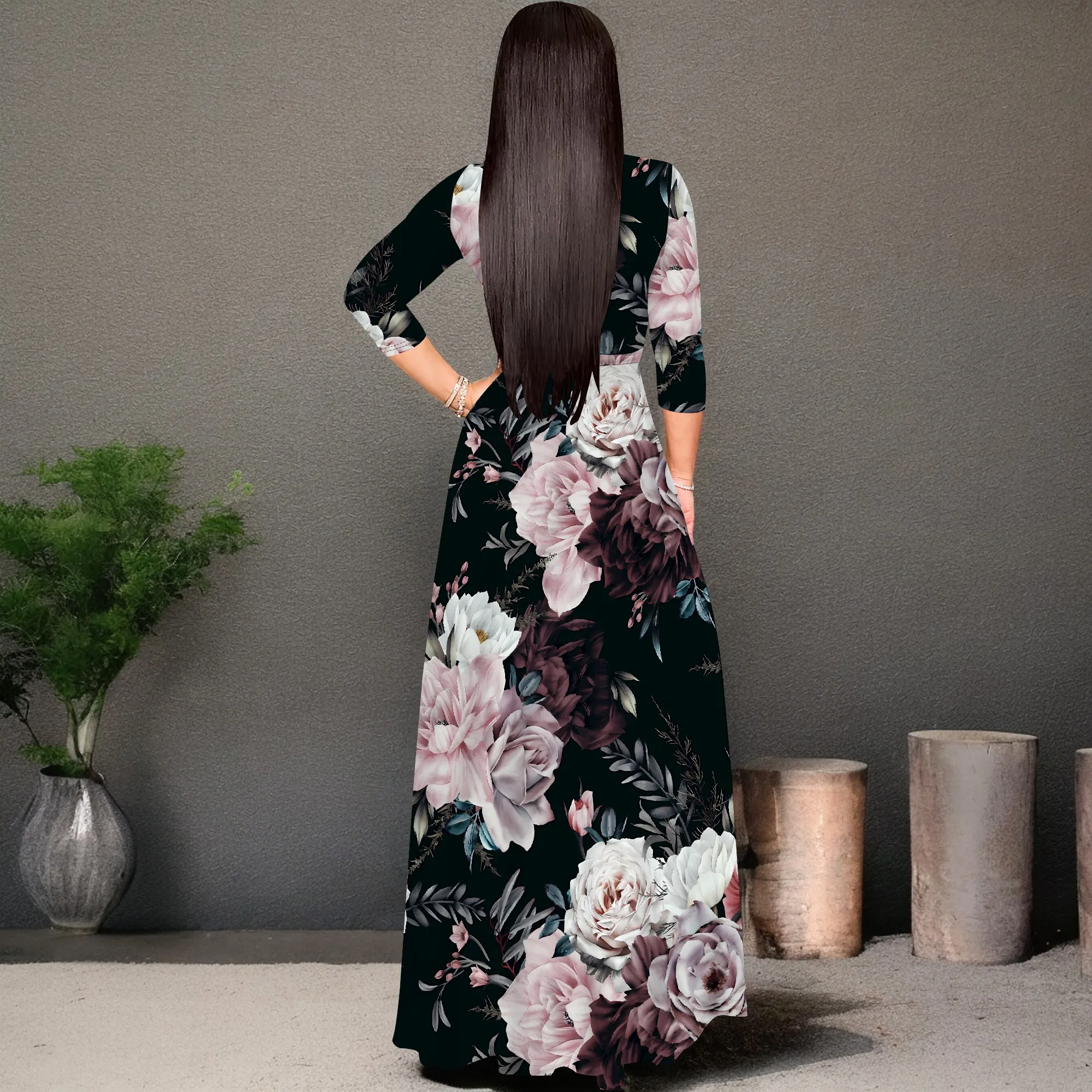 black dress with corset back Ysabelle Babydoll Corset Mini Dress main image 0