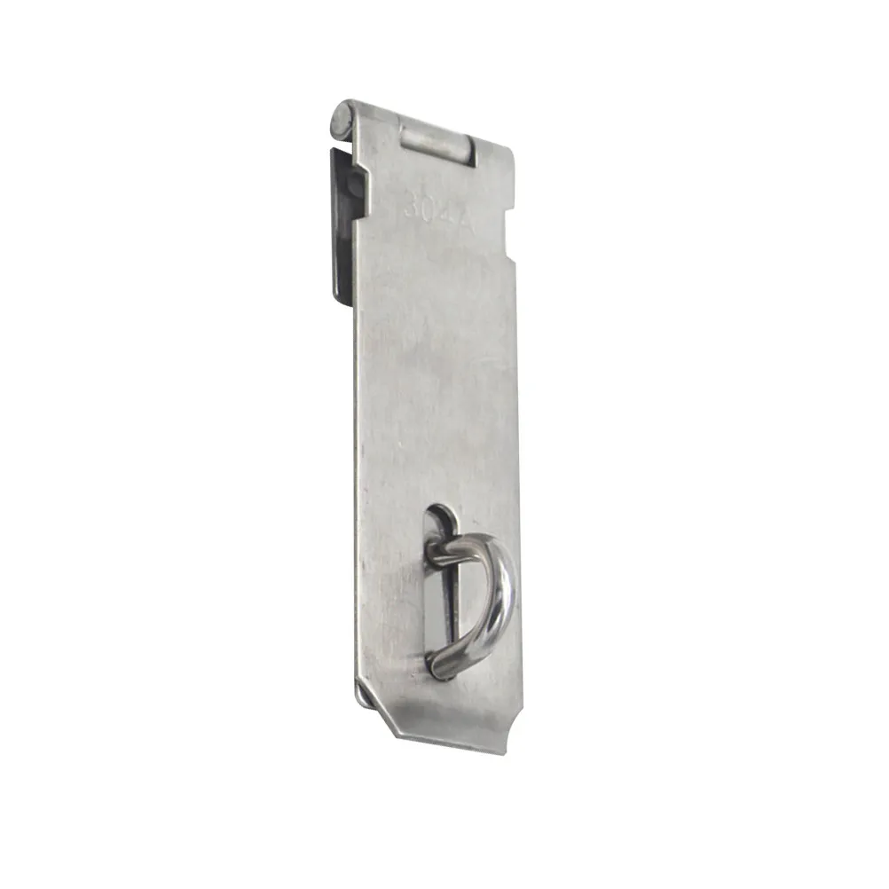 2Pcs Stainless Lock Hasp Padlock Hasp Door Clasp Reliable for Gate Cabinet Storage Shed Concealed Screws Security Lock