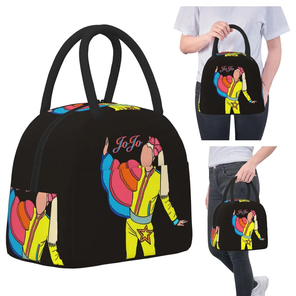 

JoJo Siwa 5 Insulated Lunch Bag for Kids School Cooler Thermal Food Box Tote Leakproof Lunch Boxes Container