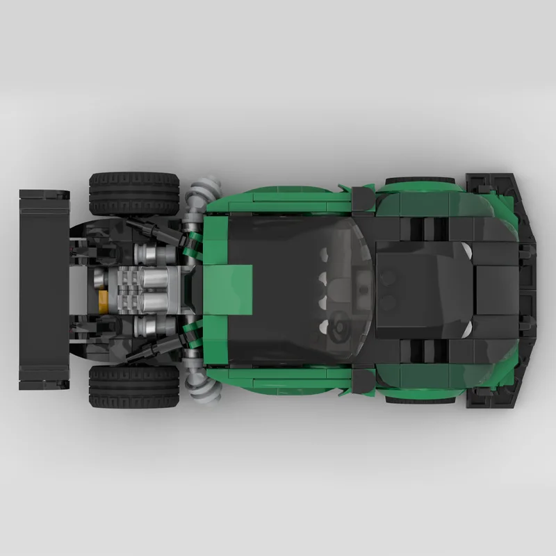 298 PCS Speed Hypercar 2025 Vantage Pikes Peak MOC Customize Modular Building Block Educational Creative DIY Christmas Toy Gift