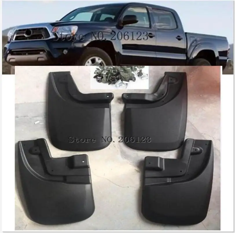 

Car Mud Flaps For Toyota Tacoma 2005-2015 4X4 Mudflaps Splash Guards Mud Flap Mudguards Fender Car Styling Set Molded