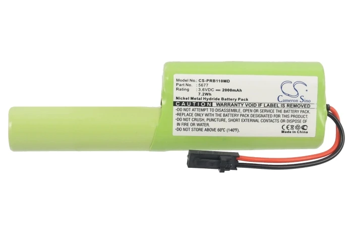 

2000mAh 3.6V 7.20Wh Medical Ni-MH Battery for Puritan Bennett 5677 B10667 Nellcor PB110 PB 100