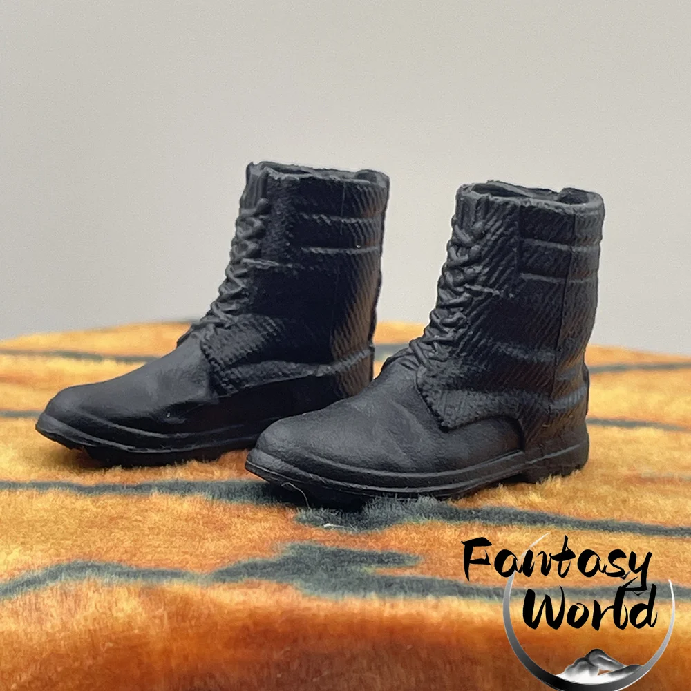 1/12 masculino caminhadas sapatos de combate botas sólidas acessório modelo para 6 "soldado figura ação corpo nw dam 3atoys notaman medco