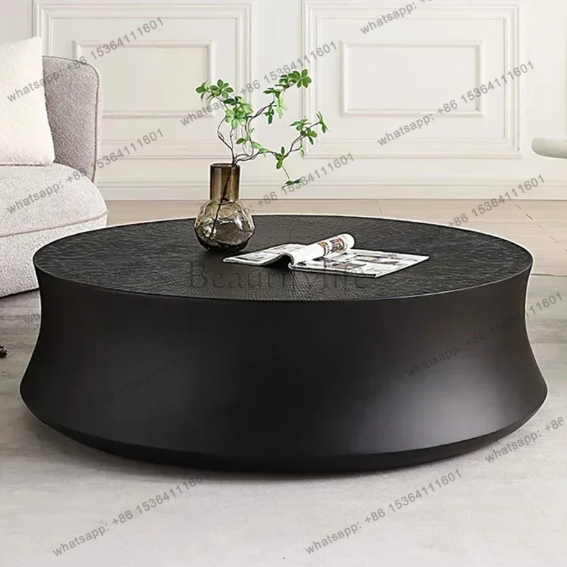 Light Luxury Modern Italian Minimalist Round Coffee Tables Side Table Living Room Coffee Table Desk Corner Tables Home Furniture