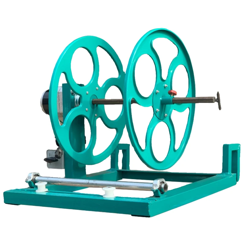 

Electric pipe reel agricultural irrigation watering belt automatic rewinder 48v60v drip irrigation belt retractable rack pipe