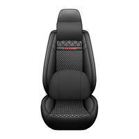 PU Leather Car Seat Covers For хавал м6 bmw i7 id4 매트 baic x7 geely coolray 2024 bmw f11 Universal Fit Most Vehicles