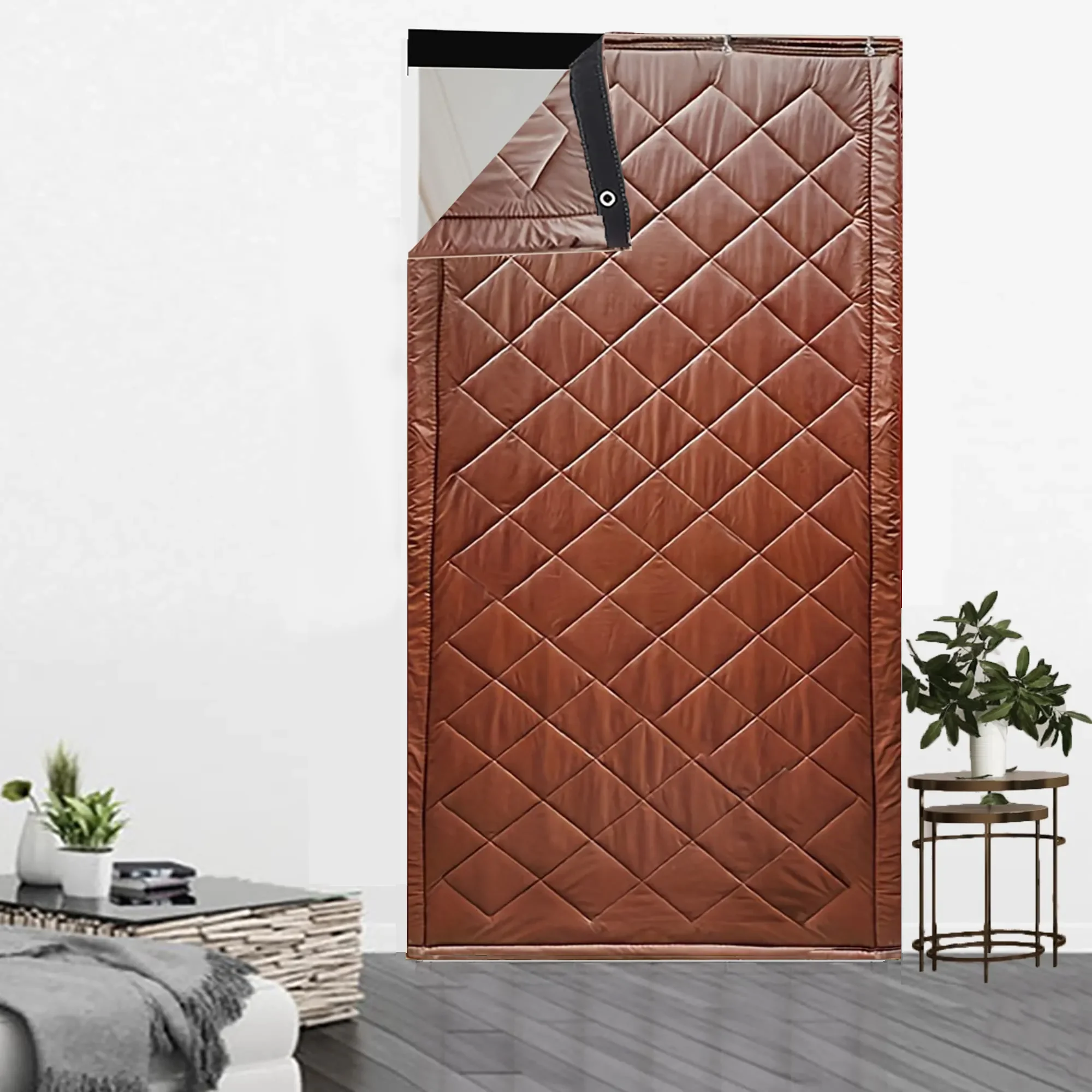 

PU Waterproof Winter Cotton Door Curtain Thickened Cold and Wind Resistant Household Insulation Partition Curtain