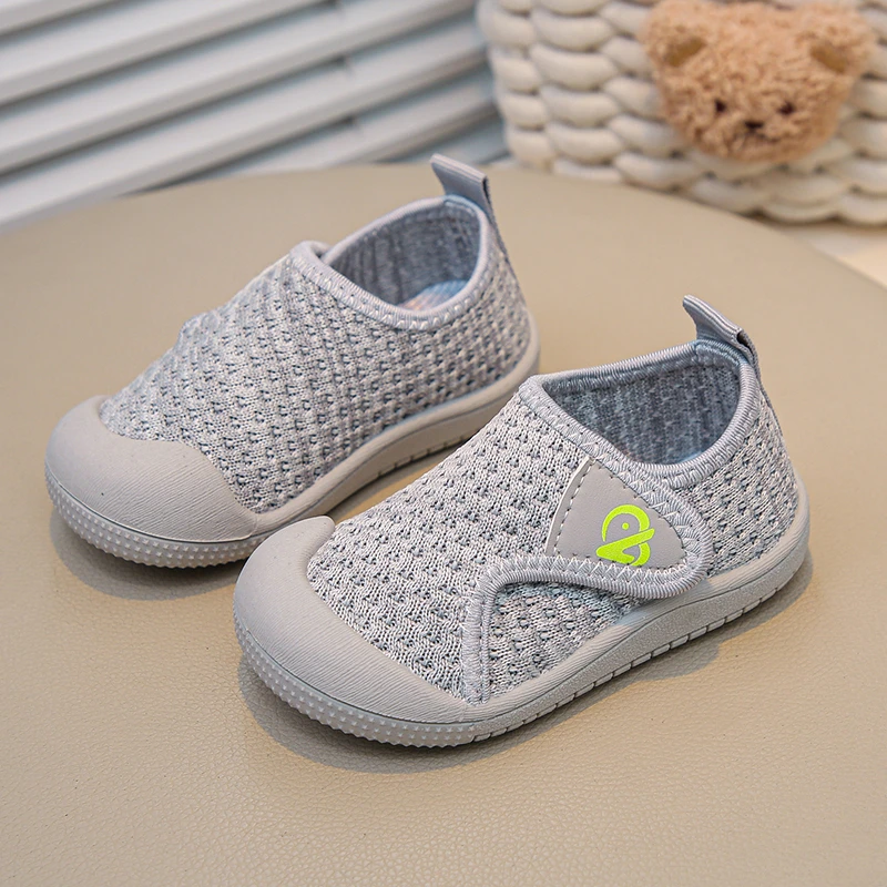 Spring Summer Kids Casual Shoes Mesh Children Soft Sole Anti Slip Infant Newborn Knitted Shoes Baby Boys Girls Walking Shoes