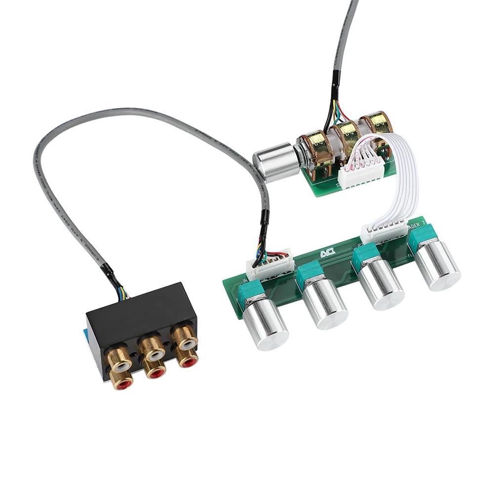 AIYIMA-Placa de tono de preamplificador 5,1, 6 CANALES, ajuste de volumen de tono de preamplificador pasivo independiente para cine en casa 5,1