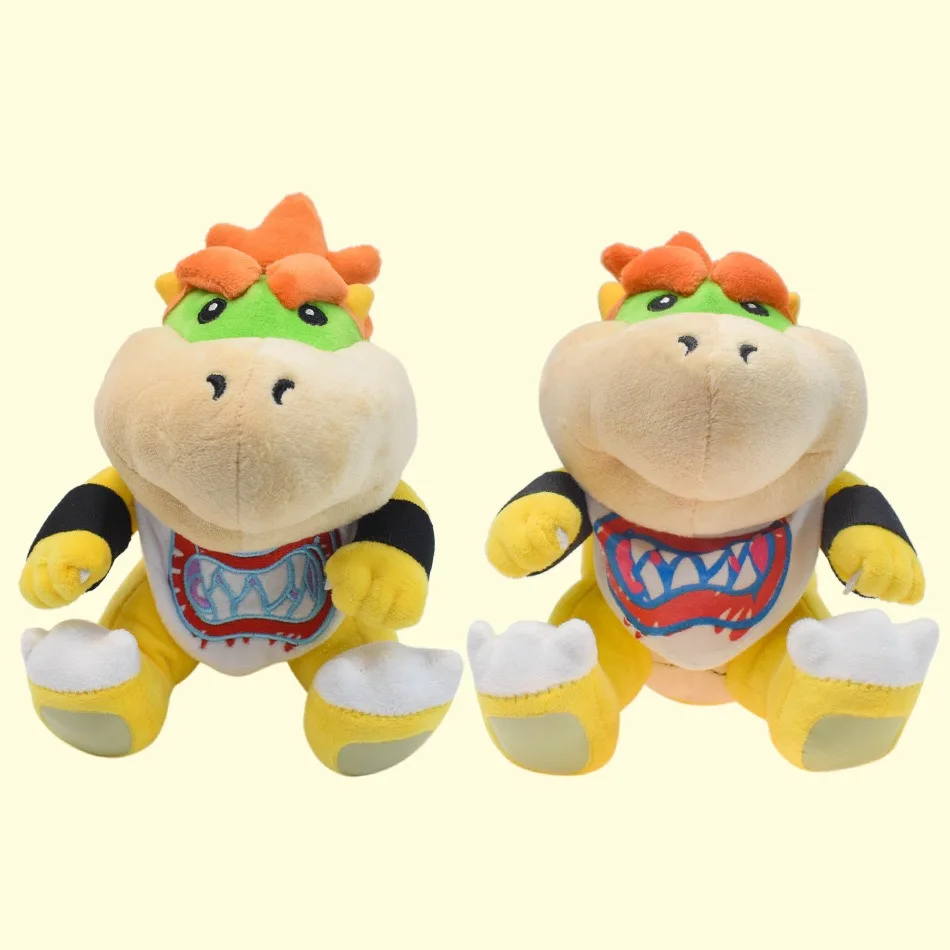 Super Mario Bowser Jr Plush Set Cute Nintendo Game Collectible Dolls - 2 Styles Koopa Baby Dragon Stuffed Toy Gift for Fans view 2