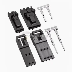 10sets MX2.54 Dupont Connector 2/3/4/5/6Pin with Belt Buckle Wire To Wire Type 2543 Male + Female Housing + Terminals