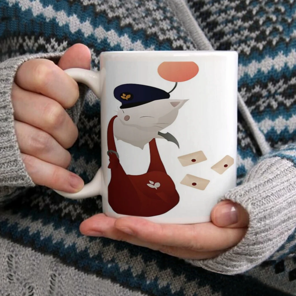 

Final Fantasy XIV - Delivery MoogleCoffee Mug Tea Cup 11oz Coffee Cup Funny Birthday Ceramic Mug Personalized Cup