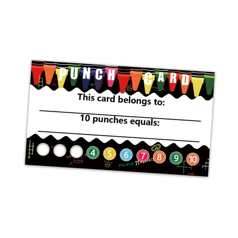 100 PCS Cards 3.5x2Inch Student Behavior Incentive Cards Incentive Loyalty Reward Card for Classroom Teacher