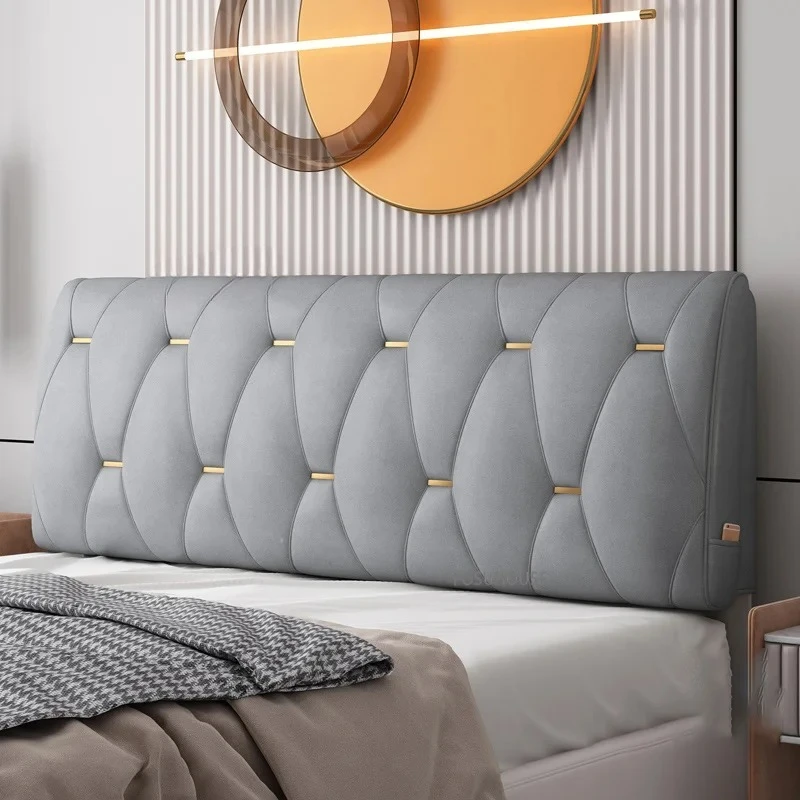 Household Bed Headboards Soft Cushion Tatami Backrest Hotel Double Bed Headboard Self-adhesive Headboard Pillow for Bed Sofa