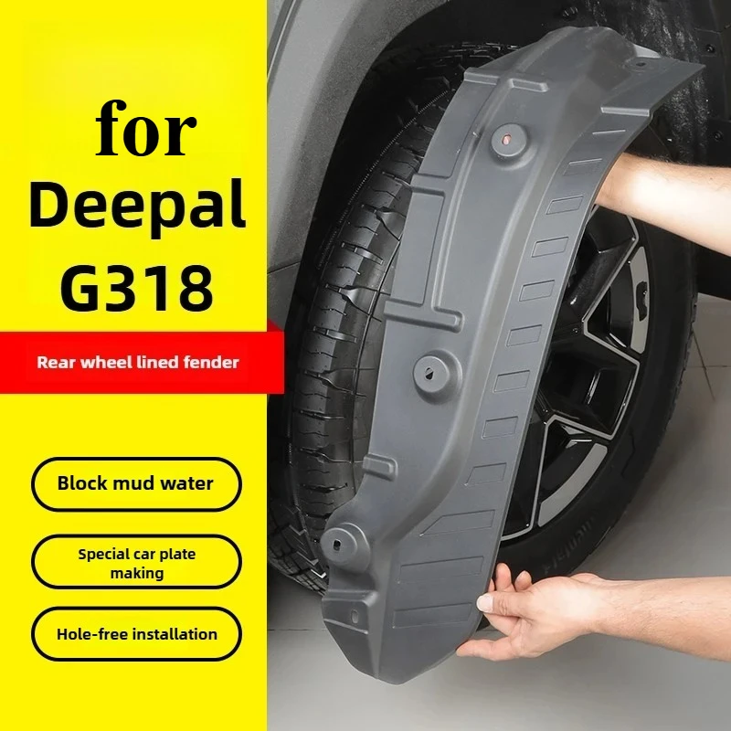 

For Changan Deepal G318 Car Rear Wheel Lining Fender Exterior Parts Mudguards, Mud Flap Splash Guards Rear Wheel Fender Cover