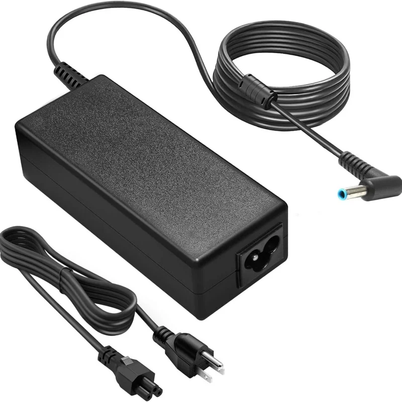 Chargeur 45W Compatible HP Stream, Pavilion, Spectre, Envy X360, EliteBook, ProBook - Adaptateur Secteur 19.5V Pour De Très Nombreux Modèles HP Notebook & Chromebook