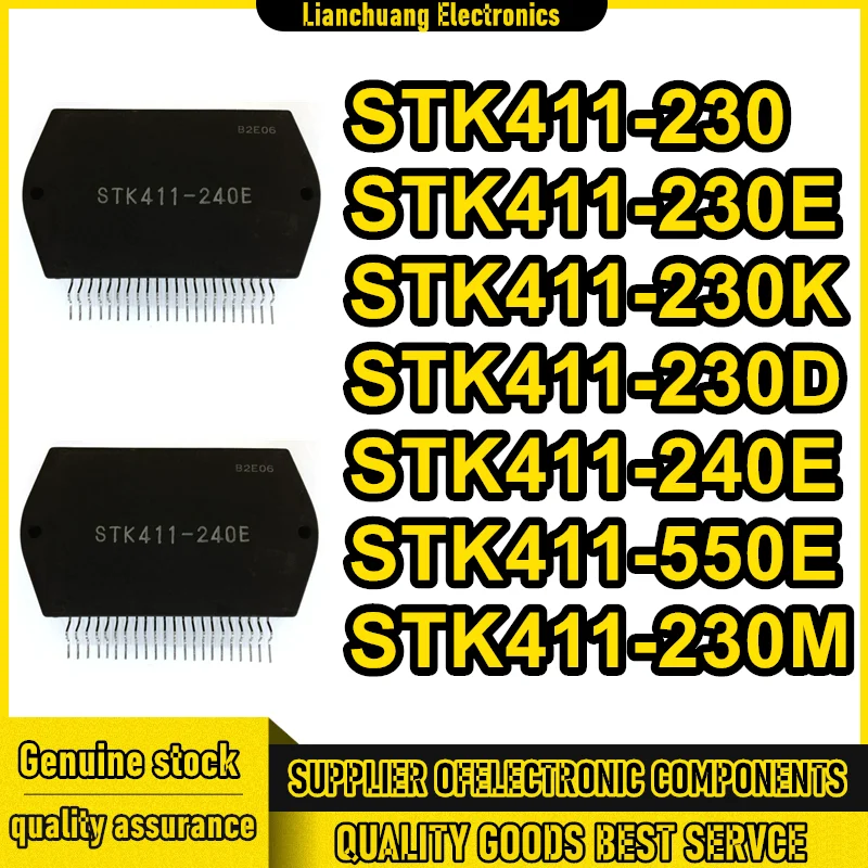 

STK411-230 STK411-230E STK411-230K STK411-230D STK411-240E STK411-550E STK411-230M New Original in stock