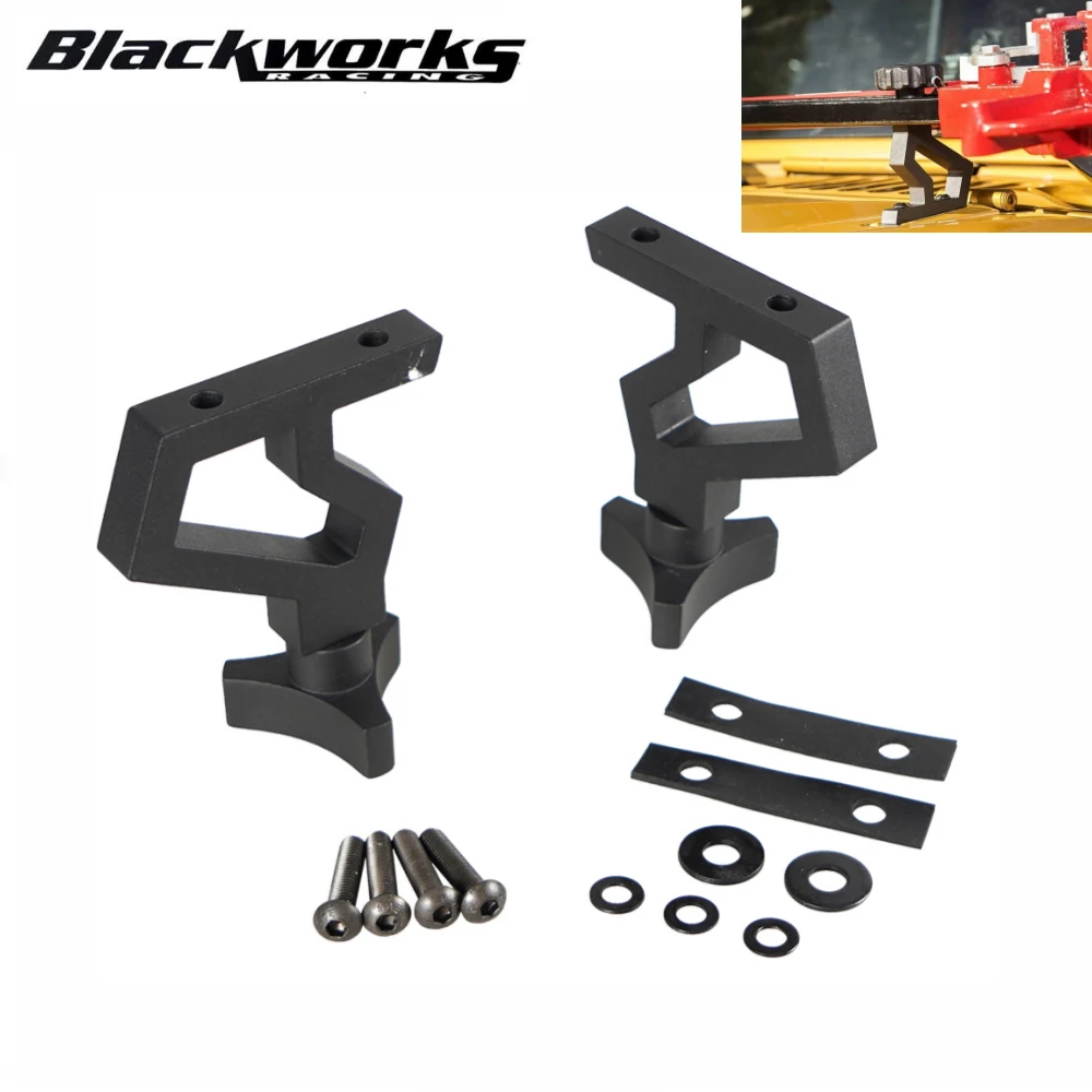 

11586.04 Jack Mounting Bracket Fits 2007-2018 Jeep Wrangler JK Adjustable Car Jack Tube Mount Bracket Black