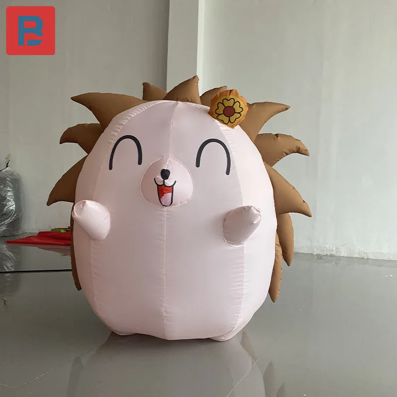 Inflatable cartoon cute hedgehog gas model theme park Zoo Pet Festival Pet Festival corporate mascot custom