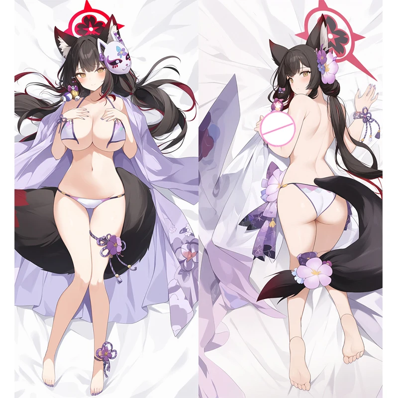 

Dakimakura Anime Wakamo Double-sided Pillow Cover Print Life-size body pillows cover Adult pillowcase