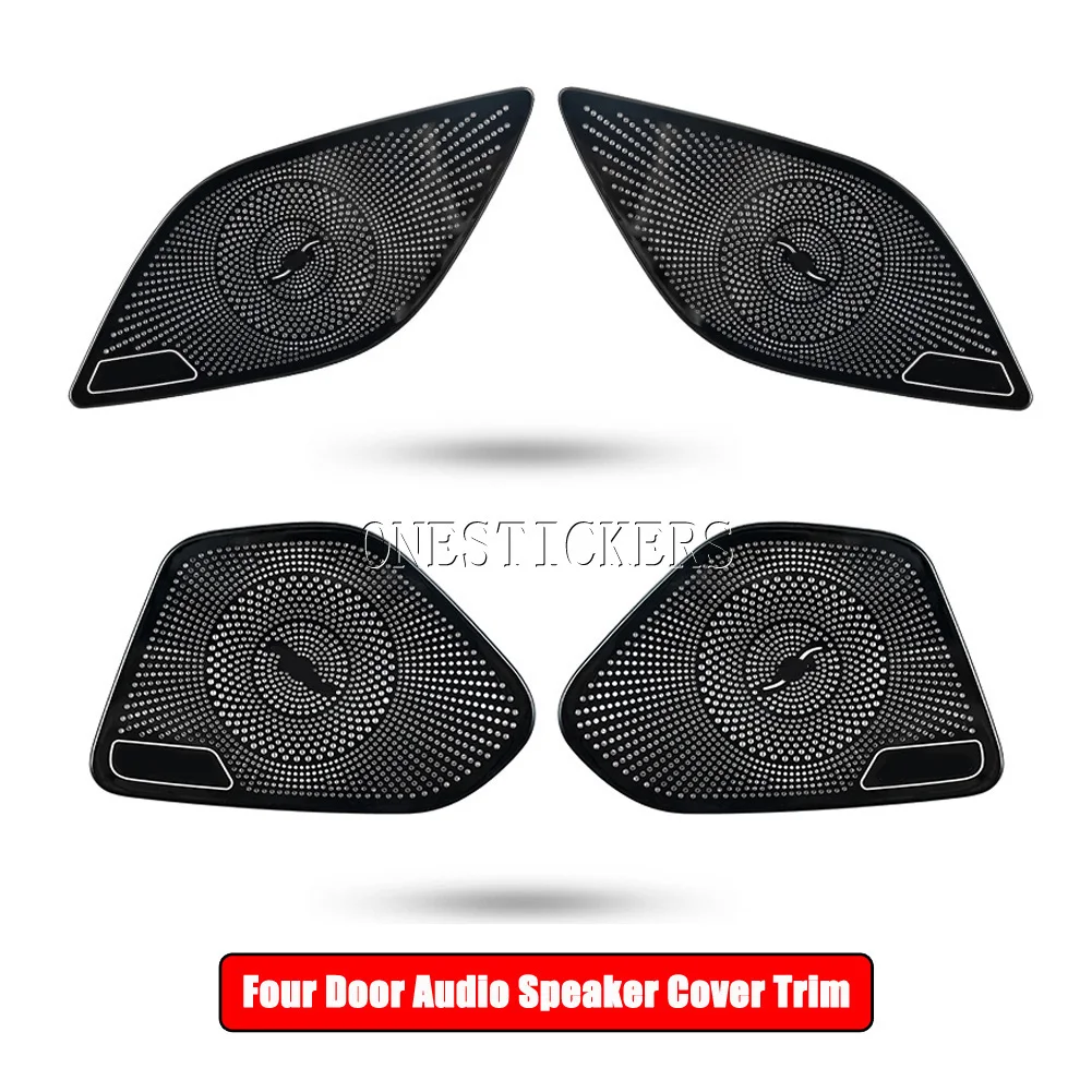 For Mercedes Benz CLS Class C257 CLS260 300 350 450 AMG GT50 2018-2023 Car Accessories Front Rear Door Audio Speaker Cover Trim