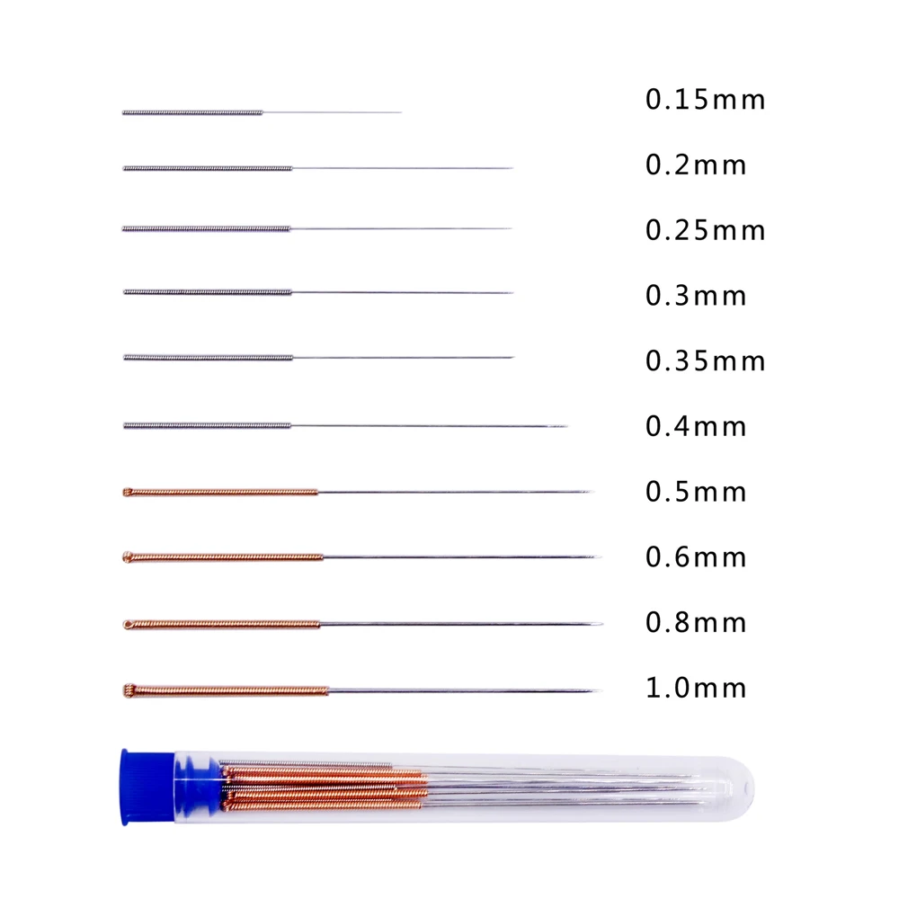 MK8 E3D 3D Printer Nozzle Cleaning Needle Stainless Steel Unclog Needle Brass Drill Bit Nozzle Cleaner Tools Accessories view 4