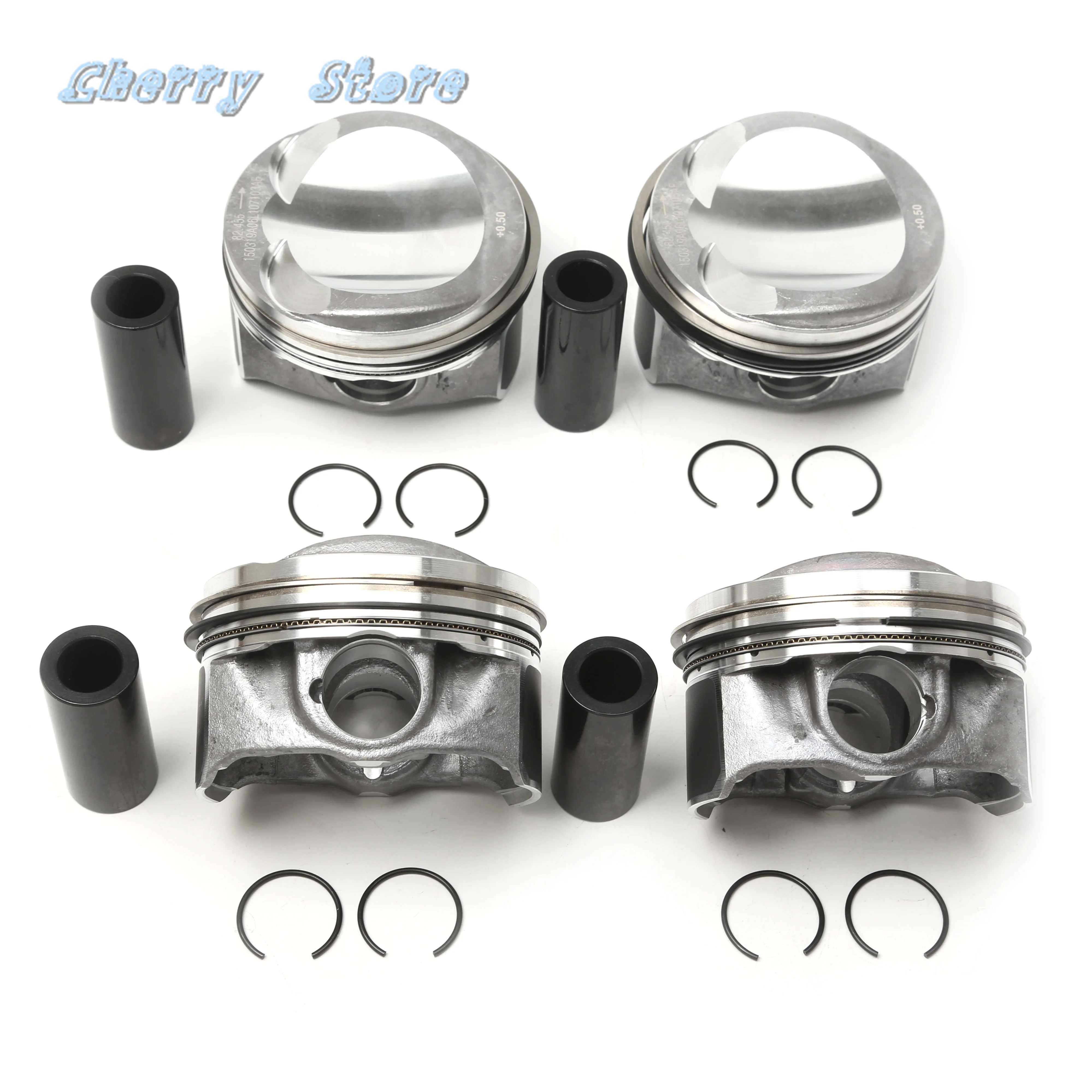 Car Accessories Engine Piston and Ring Kit 23MM 82.51+0.5MM For Audi A3 A4 A5 TT VW CC Passat B7 Superb 1.8TSI CDAA CDAB