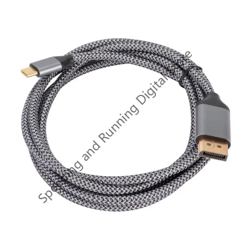 USB C to 8K Displayport 1.4 Extension Cable for Macbook PC Laptop USB Type C to DP Cable 32.4Gbps Support 8K@60Hz