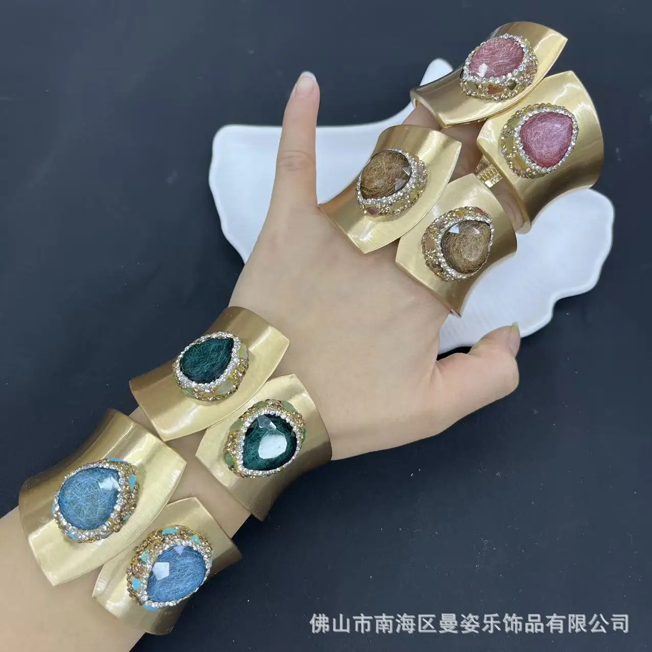 DIY accessories New product second-generation opal bracelet high-end fashion atmosphere live bracelet French niche cross-border