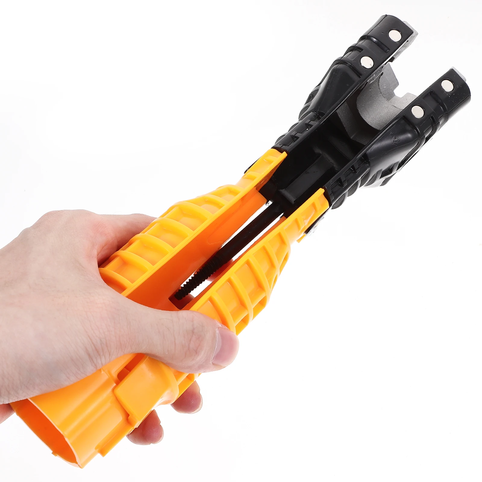 

1 set Adjustable Wrench Set Bathroom Monkey Spanner Compact ABS Stainless Steel Faucet Pipe Repair Tool Large Torque Clamping