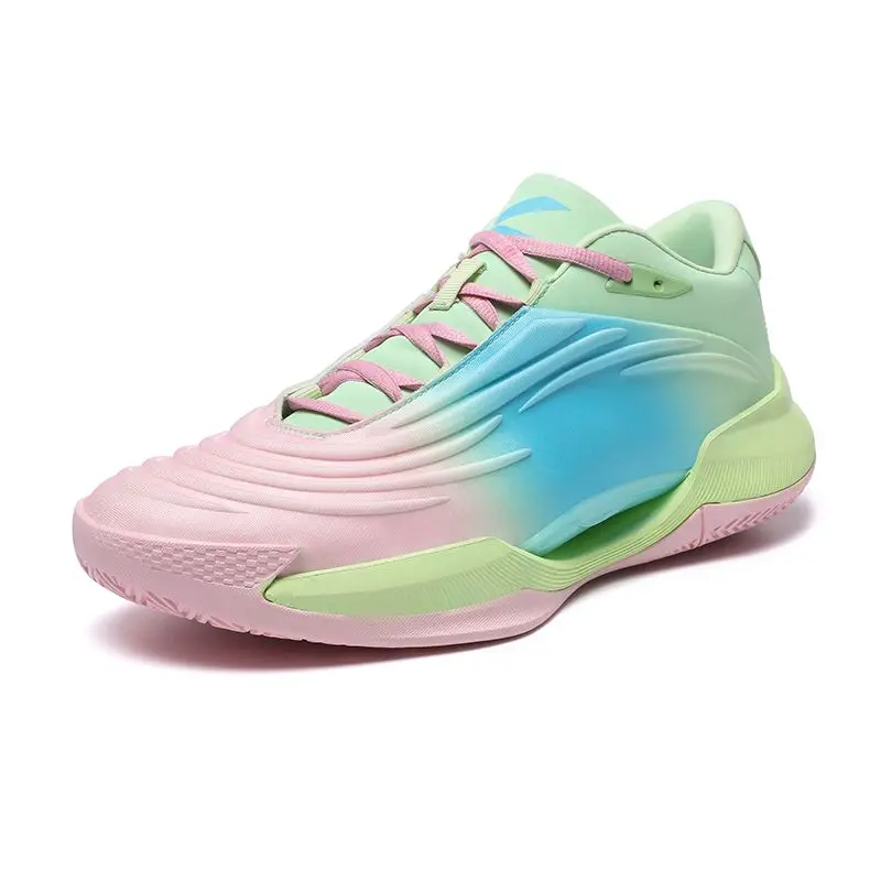 

Classic Quality Designer Sneakers Unisex Anti-Slippery Basketball Boys Training Shoe Lacing Rubber Sole Outdoor Sneaker for Men