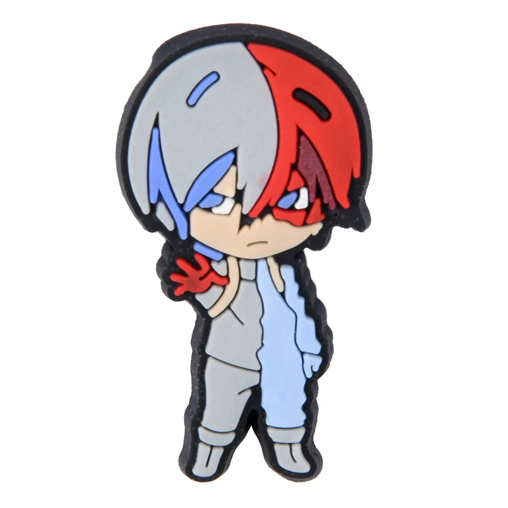 7-8 Stück/Set Cartoon Beliebte Anime-Figuren aus Japan Schuhschnallen Sandalen DIY Zubehör PVC Abnehmbare Clogs-Pins Deko Kinder Weihnachtsparty Geschenk – Detail 5