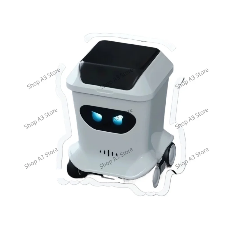 Mini remote control trash bin, desktop four-wheel drive RC remote control car, trendy toy table, children's and boys' toys