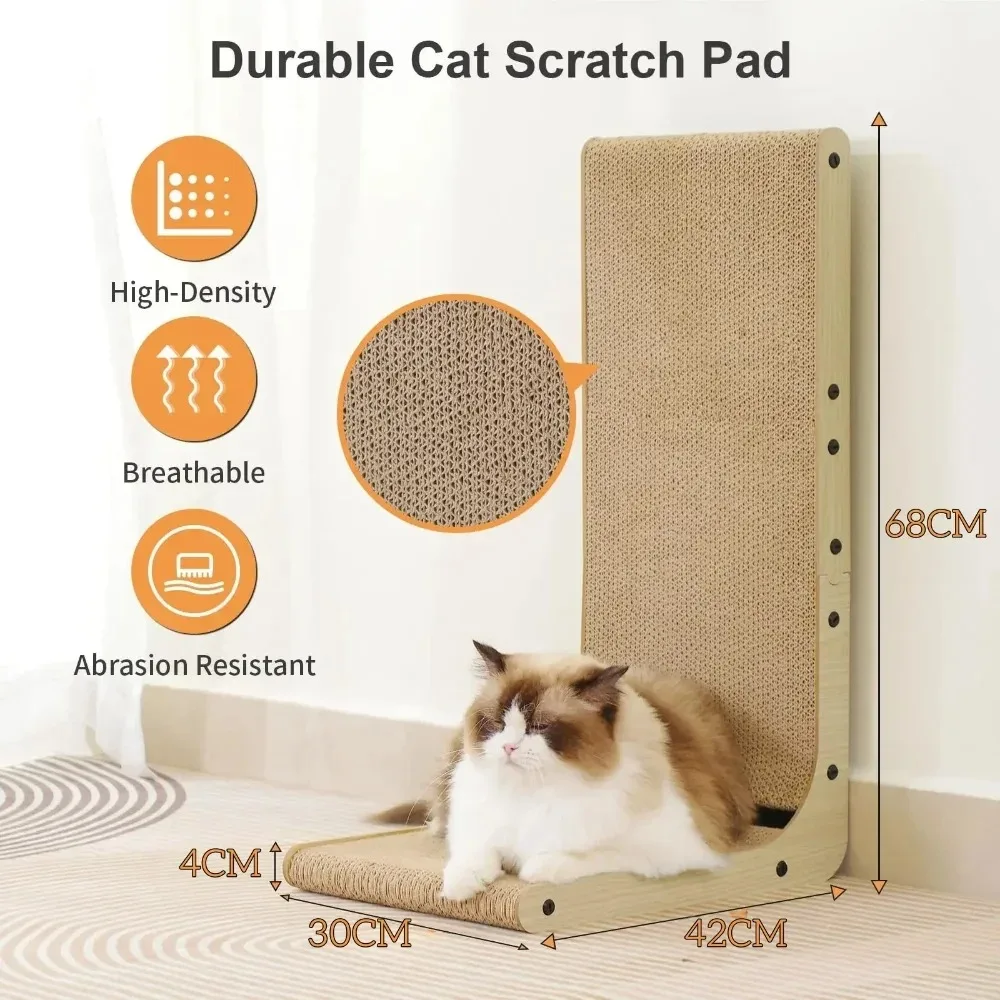 Cat Scratcher Cat Scratching Post Vertical Wear-resistant Scratch-resistant Cats Scratching Board Cats Toy Furniture Protector